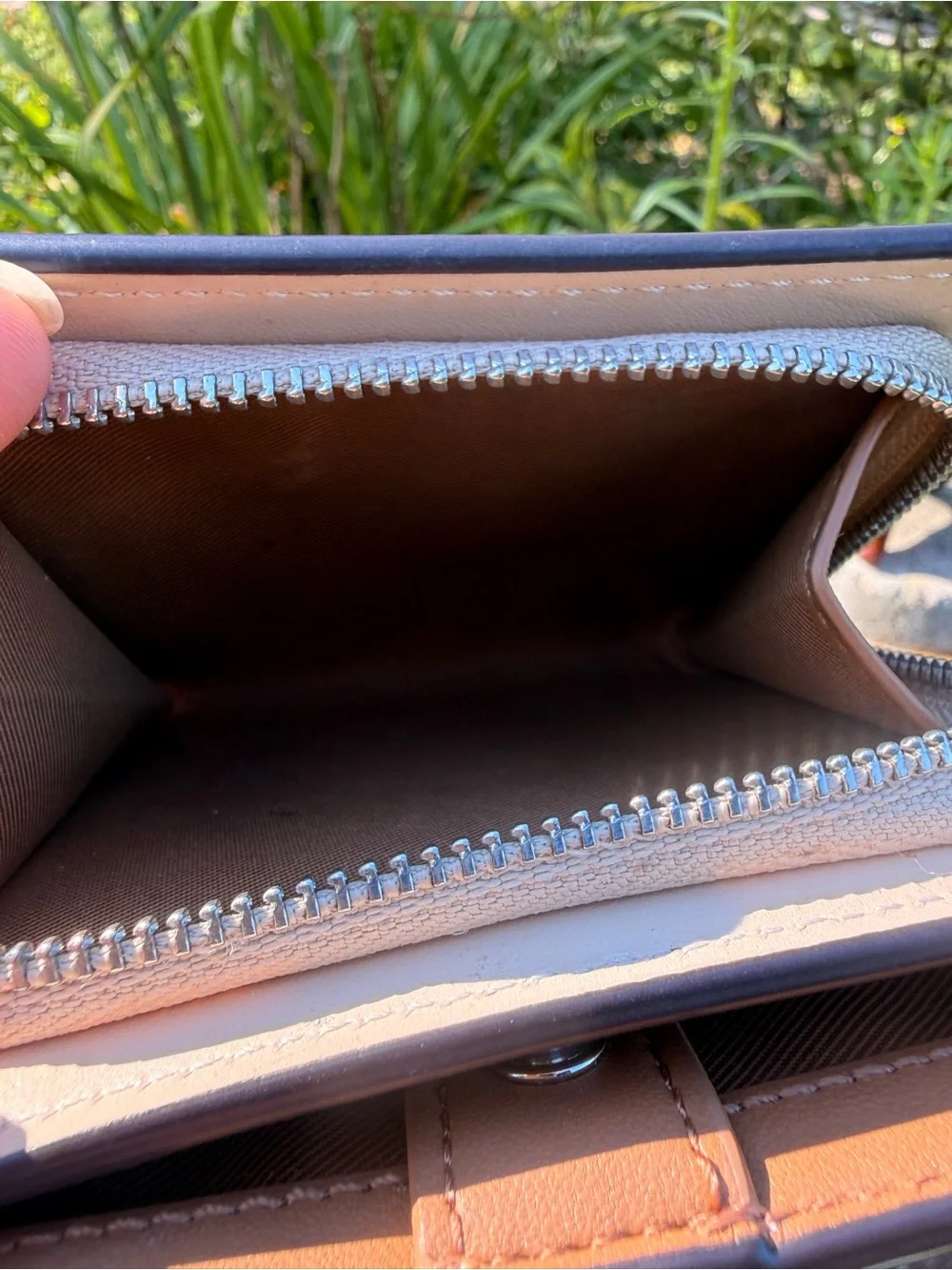 Coach Floral Leather Snap Wallet CR796